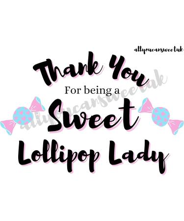 THANK YOU TEACHER Pick n Mix Sweet Box (Lollipop Lady 250g) Lollipop Lady 250g - Buy Online on GoSupps.com