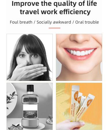 24pcs Travel Size Mouthwash - Portable Mint Lemon Oral Care for Fresh Breath | 12ml Packs for Work & Travel - Buy Online on GoSupps.com