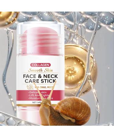 SANZHUAN Collagen & Snail Mucus Face and Neck Care Stick Firming & Lifting Moisturizer Balm with Aloe Vera Anti-Aging Reduces Wrinkles & Fine Lines Tightening Cream for All Skin Types (2 Pack) - Buy Online on GoSupps.com