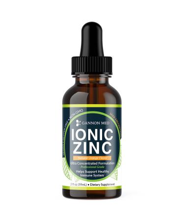Zinc Supplements - Immunity + Skin + Reproductive Health Minerals - Zinc Chelate Immune Booster for Kids & Adults (Ionic Zinc Liquid Drops) (Single) 2 Fl Oz (Pack of 1)