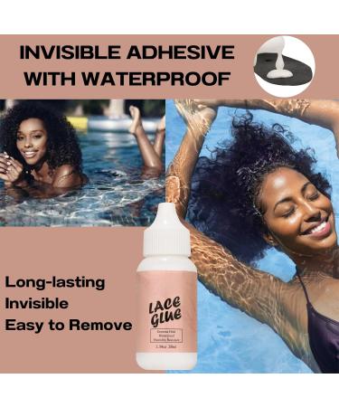 Wig Glue for Front Lace Wig Hair Glue Bonding Glue Wig Glue Lace Front Wig Adhesive Waterproof Invisible Strong Hold Bonding Wigs Glue Latex-Free and Oil-Resistant Hair Adhesive Glue WigGlue - Buy Online on GoSupps.com