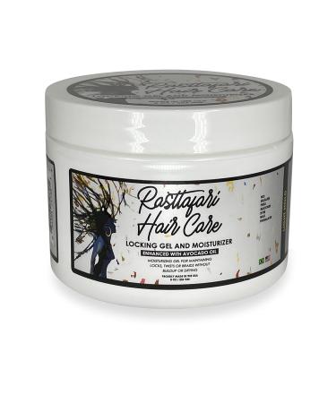 Rastta Locs Locking Gel and Moisturizer with Avocado Oil for Dreadlocks  retwist  braids  styling and edges-Creamy texture. *NO RESIDUE  FLAKING  WAX  SILICONE  SULFATE  PHTHALATES  PEGs OR PARABENS. (8.00 oz)