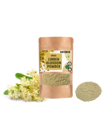 Dried Linden flower powder | Dehydrated blossom 100% natural herbs for tea soap making cosmetics aromatic candles | Without additives (100 grams)