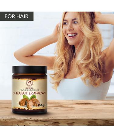 100% Pure Cold-Pressed Shea Butter 100g - Nourishing Karit Body Butter from Ghana for Face Body & Hair - Sheabzter - Buy Online on GoSupps.com