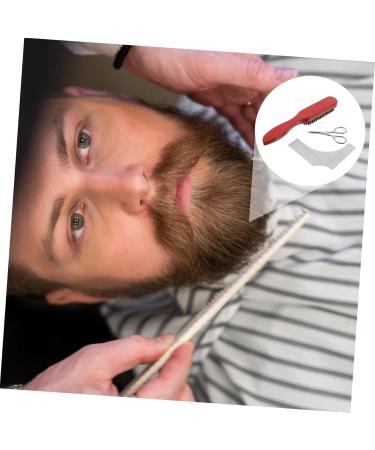 Baluue 1 set Bag Care Tool Straight Grooming Convenient Beard Age Black Scissor Trimmer - Buy Online on GoSupps.com