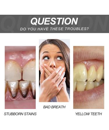 Natural Activated Carbon Tooth Whitening Powder - 2 Piece Set for Stain Removal Fresh Breath & Deep Cleaning - Buy Online on GoSupps.com