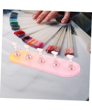 FRCOLOR 4 Sets Nail Practice Holder Press on Nails Rack Nail Racks for Nail Painting Nail Tip Art Display Stand Magnetic Nail Stands Training Nail Racks Stick on Tiles Aurora Strip Plastic - Buy Online on GoSupps.com