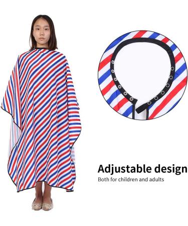 Sonew Waterproof Salon Hair Cutting Cape - Professional Oilproof Cape with Snap Closure & Diagonal Stripes for Hair Styling - Buy Online on GoSupps.com