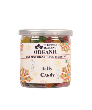 Blessfull Healing Organic Jelly Candy 350 Gram Airtight Container (Packing May Vary)
