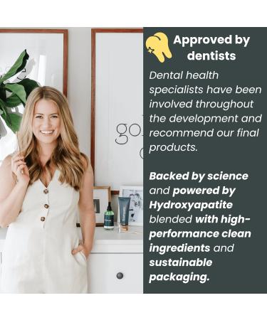 Nudge Toothpaste Tablets 10% Nano Hydroxyapatite Remin+ Formula Fluoride-Free SLS-Free All-Natural Natural Whitening & Remineralizing TSA-Approved Mild Mint 62 Tabs 62 Count (Pack of 1) - Buy Online on GoSupps.com