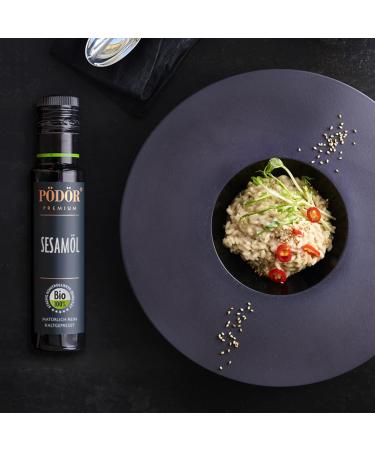 P D R Organic Sesame Oil 100ml - Cold Pressed Natural & Unfiltered - Premium Cooking Oil for International Shipping - Buy Online on GoSupps.com