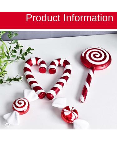Travelfreely Christmas Decorations Red and White Sweets Lollipop Stick Combination Decoration Party Decoration - Buy Online on GoSupps.com