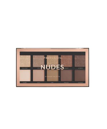 Profusion Cosmetics Nudes 10 Shade Eyeshadow Palette Multicolour - Buy Online on GoSupps.com