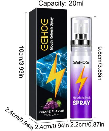 Breathing Freshly Spray | Natural Propolis Oral Spray for Fresh Breath & Oral Health 0.27 fl oz - Buy Online on GoSupps.com