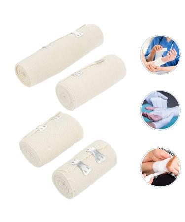 4 Rolls Elastic Band Gauze Sports Tape - Durable Nylon Protection for Athletes | International Shipping Available - Buy Online on GoSupps.com