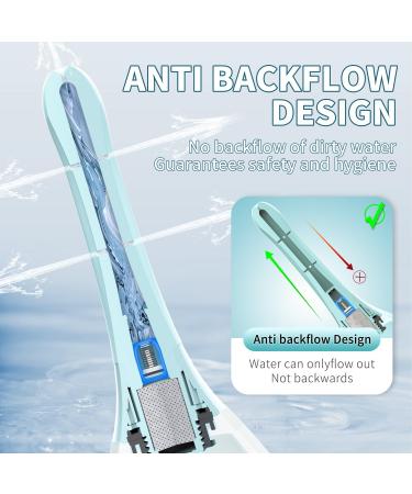 PropoDusche 245ml Portable Douche Enema Kit - Anti Back-Flow, 7-Hole Nozzle, Silicone Bulb for Men and Women - Blue 1 - Buy Online on GoSupps.com