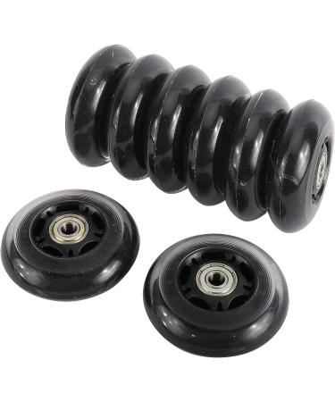XMSound 8Pack Roller Blade Wheels | 70mm 82A & 76mm 84A Inline Skate Replacement Wheels with Bearings - Buy Online on GoSupps.com