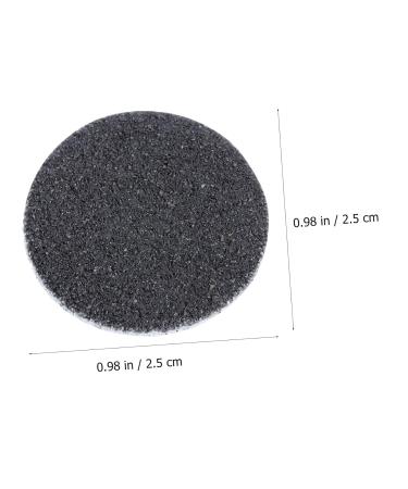 FRCOLOR 1 Frosted Sheet Dead Skin Polishing Pad Foot File Paddle Drill Bit Drill Sanding Disc Pedicure Exfoliating Sandpaper Replaceable Volcano Grinding Nail Gauze Paper 2.5x2.5cm Black - Buy Online on GoSupps.com
