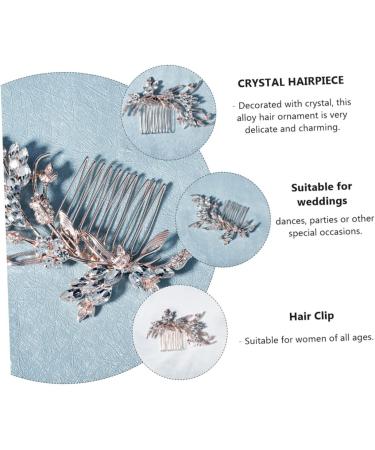 MAGICLULU 1 PC Comb Elegant Hairpin Hair Clip Crystal Hairpiece Hair Accessory - Buy Online on GoSupps.com