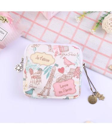 Healifty Romantic Paris Sanitary Napkin Bag - Large Capacity Organizer - Buy Online on GoSupps.com