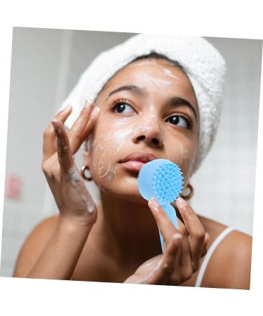 Bristles Face Cleaning Handheld Brush - Silicone Pore Facial Brush - 11.20x5.10x3.50CM - Perfect for All Skin Types - Shop Internationally - Buy Online on GoSupps.com