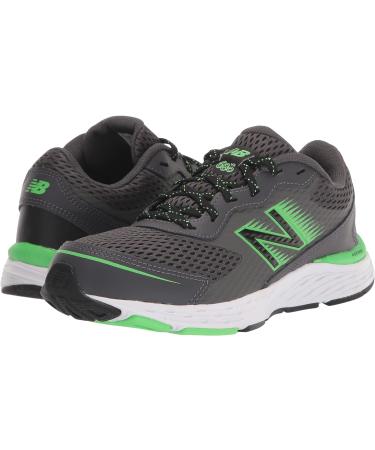 New Balance Kid's 680 V6 Lace-up Running Shoe - Little Kid (4-8 Years) - Size 1 - Magnet/Vibrant Spring/Black - Buy Online on GoSupps.com