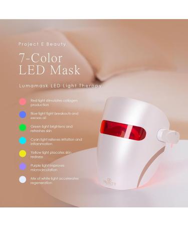 Project E Beauty Lumamask - LED Light Therapy Mask for Acne Removal & Skin Rejuvenation | Ultra-Light Wireless Design - Buy Online on GoSupps.com