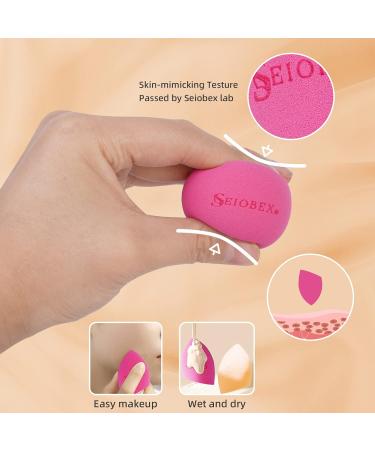 SEIOBEX Full Coverage Foundation Makeup Kit with SPF - Nude & Buff Beige Primer, Sponge & Brushes - Cruelty-Free Gift for Women & Teens - Buy Online on GoSupps.com