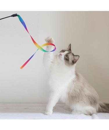 Molain Interactive Cat Toys - 5-Piece Rainbow String Set for Kittens | Engaging Indoor Pet Toys for Training - Buy Online on GoSupps.com
