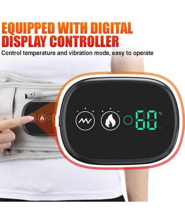 FoRes Inflatable Waist Brace Belt - Heating & Massage with Adjustable Vibration & Temperature - Improve Blood Circulation & Comfort - Buy Online on GoSupps.com