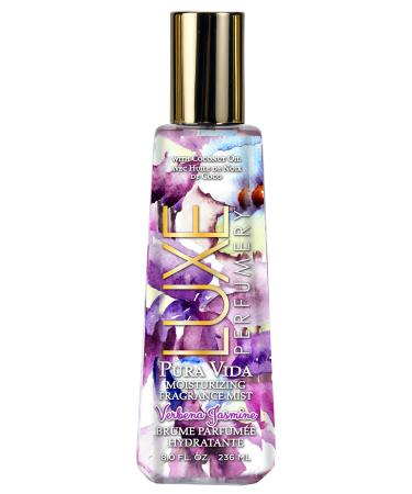 Luxe Perfumery Pura Vida Verbena Jasmine Moisturizing Fragrance Mist, 8 Fl Oz