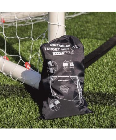 QUICKPLAY Target Net Lite with 5 Target Zones | Practice Shooting and Passing Accuracy | Soccer Goal Frame not Included 2) 8 x 5' - Buy Online on GoSupps.com
