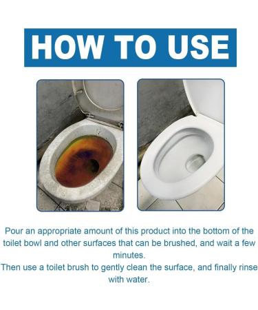 Splash Foam Toilet Cleaner Splash Toilet Cleaner Foam Powder Toilet Active Oxygen Agent Splash Foam Toilet Cleaner No Scrubbing For Squatting Pans Urinals Washbasins Toilet Bowl - Buy Online on GoSupps.com