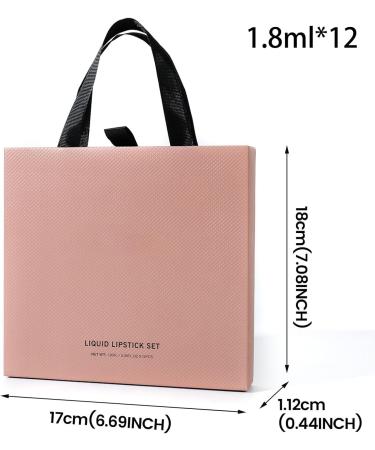 WJnflQN Lip Gloss For Girls Moisturizing Lip12 Parts Moisturizing Liquid Lipstick for Women and Beauty Lovers for Evening Occasions and Styling - Buy Online on GoSupps.com