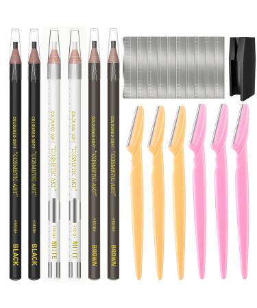 Waterproof Eyebrow Pencils Brow Pencil Set For Marking  Filling And Outlining  Tattoo Makeup And Microblading Supplies Kit-Permanent Eye Brow Liners In