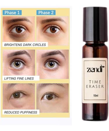 Zendi Time Eraser Time Eraser Rollerball Castor Oil and Frankincense Castor Oil Eye Roller for Eyes Under Eye Bags Wrinkles (10ml 3 Pieces) - Buy Online on GoSupps.com