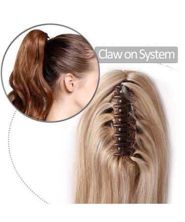 Elailite Real Hair Braid Extensions & Clip-in Ponytail | 22'' Remy Smooth Human Hair #18/613 Ashblond & Bleached Blonde - 120g - Buy Online on GoSupps.com