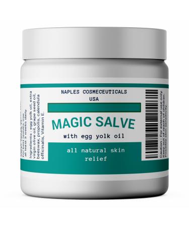 Magic Salve Beeswax & Propolis Balm for Painful Irritated Open Dry & Cracked Skin Cream Advanced Relief 2 Ounce (Pack of 1)