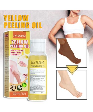 Yellow Peeling Oil Strong Peeling Oil Extra Peeling Oil Suitable for Dark Skin Body Face Dark Spots Brightening Complexion - Buy Online on GoSupps.com