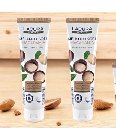 Ombia Med Ombia Melkvet Soft for the whole body moisture and care with macadamiano oil all skin types vegan 150 ml pack of 2