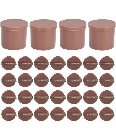 Triangle Powder Puff Soft Triangle Makeup Sponge 28 Pieces Reusable with Storage Box for Cosmetics - Buy Online on GoSupps.com