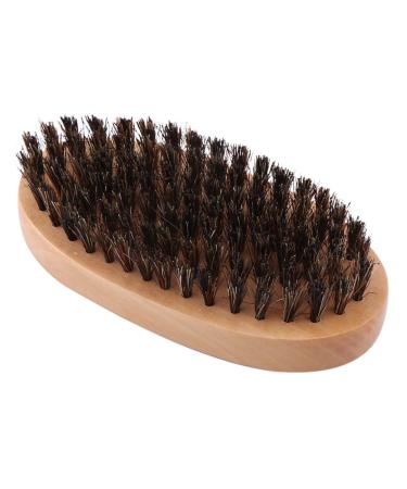 Soft Wild Boar Beard Brush for Men | 8x5x3 cm Natural Handle | Essential Military Bag Gear - Buy Online on GoSupps.com