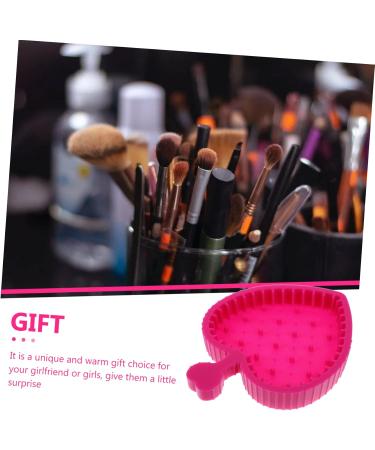 Angoily Makeup Brush Cleaning Pad Makeup Brush Cleaner Pad Makeup Gadgets Mat for Brush Cleaning Makeup Brush Mat Silicone Makeup Tool Cleaner Beauty Foldable Silica Gel Cleaning Supplies - Buy Online on GoSupps.com