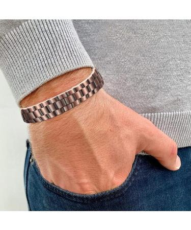 Magnetic Copper Prostate Band Prostate Wristband Magnetic Copper Prostate Bracelet Improves Blood Circulation Black - Buy Online on GoSupps.com
