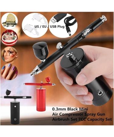 Spray Gun Portable Rechargeable Mini Air Gun Kit with Compressor Air-Brush Paint Spray Gun Airbrush Set for Nail Art Cake Fog Mist Sprayer Car/Furniture Spraying Tool for Car DIY Craft(Color:Tool22 Tool22 One Size - Buy Online on GoSupps.com