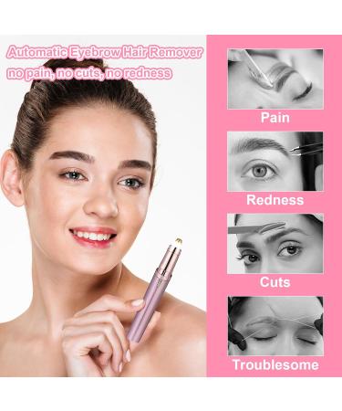 Eyebrow Trimmer Women with Light & Replacement Head BOZILY Painless Battery Eyebrow Epilator Pen for Women Portable Eyebrow Hair Remover Eyebrow Trimmer for Brows Face Cheek Lips Fuzz - Buy Online on GoSupps.com