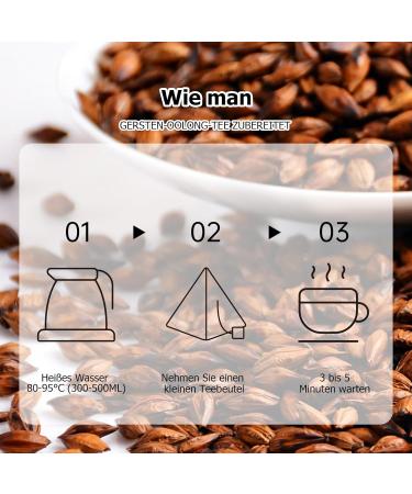 Hempfangling Gersten-Oolong Tea | Natural Herbal Blend for Mind Revitalization Fear Relief Blood Sugar Regulation & Cholesterol Lowering | 20 Tea Bags - Buy Online on GoSupps.com