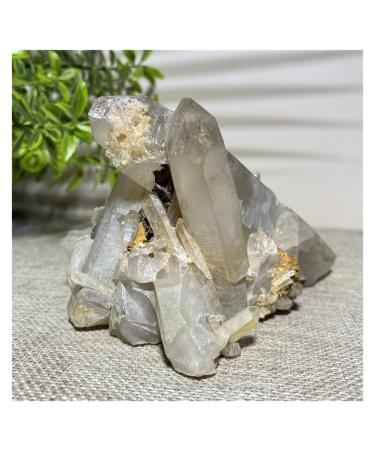 Gemstones and Crystals 500-600g Natural Stone and Crystal Specimen Cluster Minerals Point Curative Fengshui Gift Ornments for Home Decorative QINTINYIN ERBDRGAZ