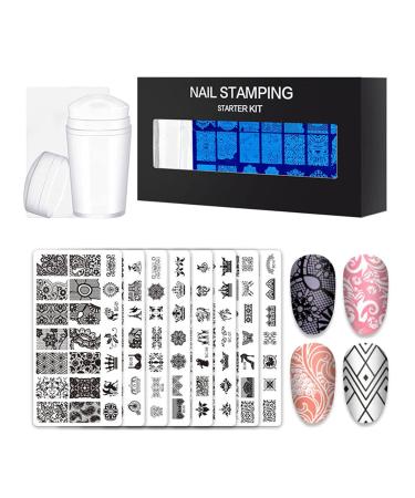 Kasituny Nail Creativity Molding Plate - DIY Steel Nail Stamping Dish Utensil for Unique Nail Art Design - Buy Online on GoSupps.com