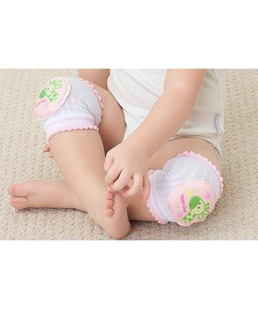 Qchomee Baby Knee Pads - Anti-Slip Crawling Knee Protectors for Toddlers | Infant Leg Warmer Pads 1 Pair (Size S, Pink) - Buy Online on GoSupps.com